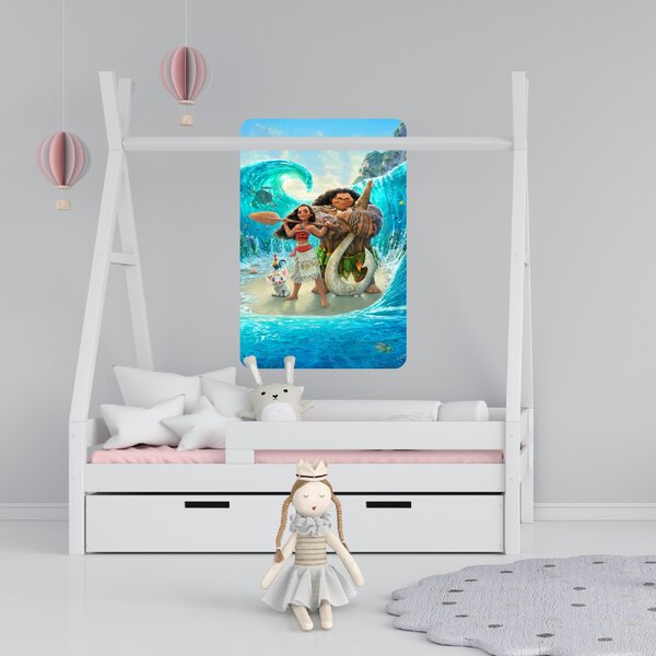 60x90cm Vaiana - textilná nálepka na stenu