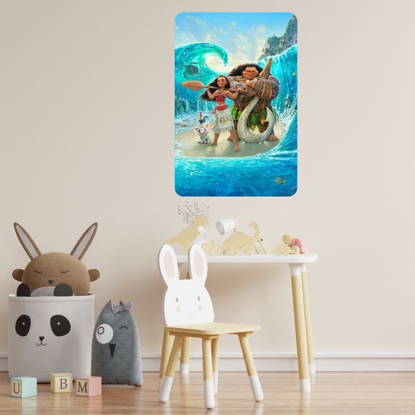 60x90cm Vaiana - textilná nálepka na stenu