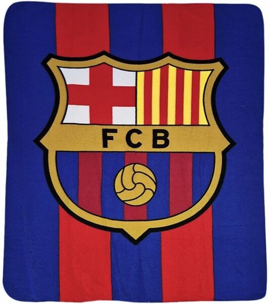 Polar fleece deka FC Barcelona - 120 x 150 cm