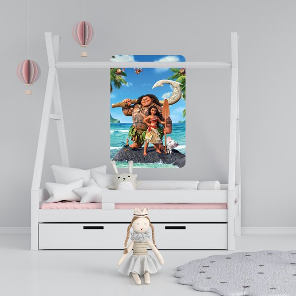 60x90cm Vaiana 2 - textilná nálepka na stenu