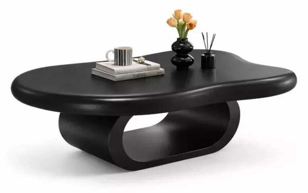 LuxuryForm DESIGN Konferenčný stolík DECO 120 × 79 cm – čierny, čierna podnož