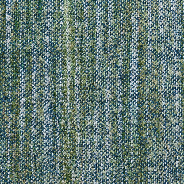 Deka modrá zelená akryl polyester 130 x 170 cm obdĺžnikový tvar pásikavý vzor prikrývka so strapcami boho štýl doplnky