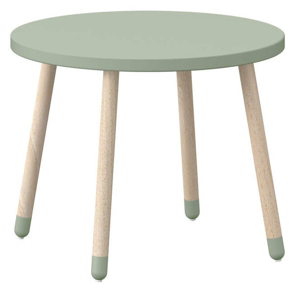 Flexa Detský stôl Dots, natural green