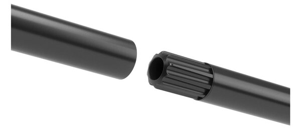 Oceľová roztiahnuteľná garniža 163 - 325 cm Zen – Umbra