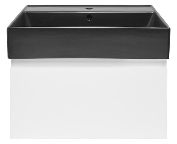 Kúpeľňová skrinka s umývadlom SAT B-WAY 59x30x45 cm biely lesk BWAY60WU2B