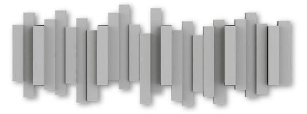 Sivý plastový nástenný vešiak Sticks - Umbra