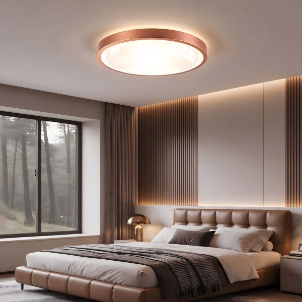BRILAGI - LED stmievateľné svietidlo GLASS POOL DOUBLE LED/60W/230V 50 cm medené + DO
