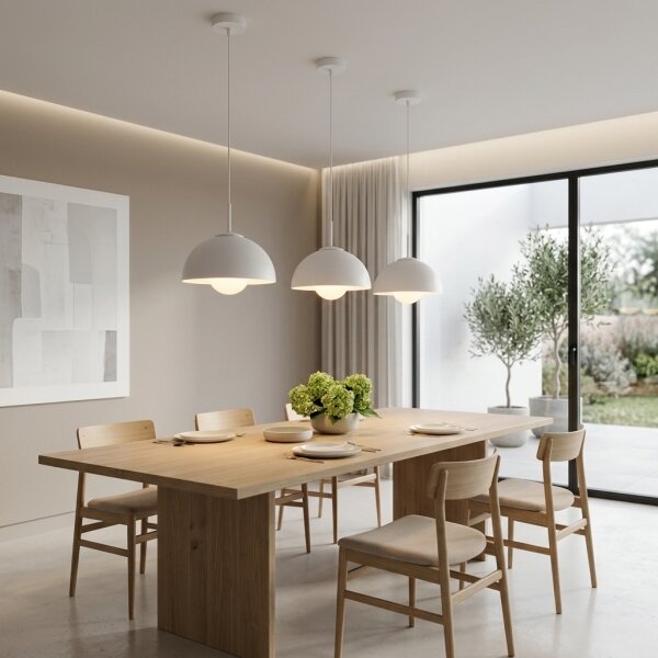 BRILAGI - Závesné svietidlo na kábli COSMO 1xE27/60W/230V pr. 30 cm biela