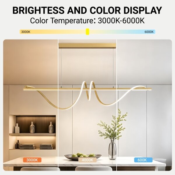 BRILAGI - LED stmievateľné závesné svietidlo na lane SIGNATURE LED/50W/230V 120 cm zlatá + diaľkové ovládanie