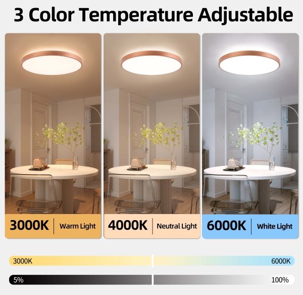 BRILAGI - LED stmievateľné svietidlo GLASS POOL DOUBLE LED/80W/230V 60 cm medené + diaľkové ovládanie