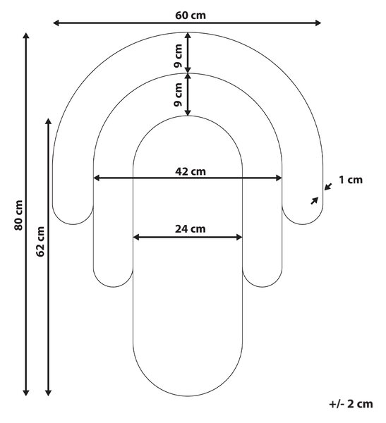 Nástenné zrkadlo viacfarebné MDF 80 x 60 cm nepravidelný tvar moderný štýl dekorácie doplnky obývacia izba predsieň spálňa