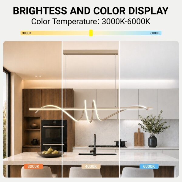 BRILAGI - LED stmievateľný luster na lanku SIGNATURE LED/50W/230V 120 cm béžový + diaľkový ovládač