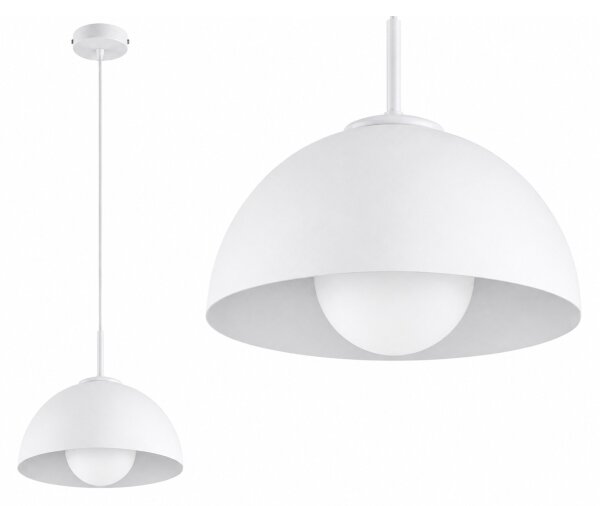 BRILAGI - Závesné svietidlo na kábli COSMO 1xE27/60W/230V pr. 30 cm biela