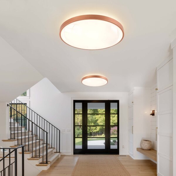 BRILAGI - LED stmievateľné svietidlo GLASS POOL DOUBLE LED/80W/230V 60 cm medené + diaľkové ovládanie