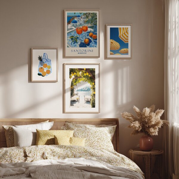 Tlačený obraz s rámom 50x70 cm Lemon View – Styler