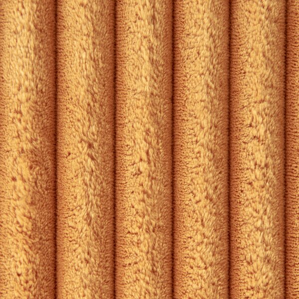 Nočný stolík oranžový menčestrový čalúnený 1 zásuvka minimalistický dizajn nábytok do spálne