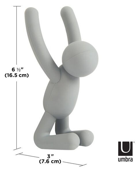 Nástenné plastové háčiky v súprave 3 ks Buddy – Umbra