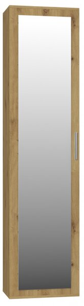 Skriňa so zrkadlom DUO dub artisan