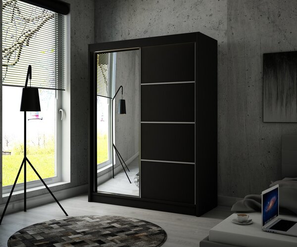 Kvalitná Šatníková Skriňa Pako 120 cm Dub sonoma