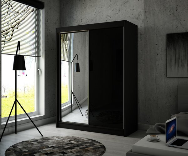 Kvalitná Šatníková Skriňa Velis 120 cm Dub sonoma Biela