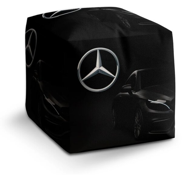 Sablio Taburet Cube Logo 6 Auto - 40x40x40 cm