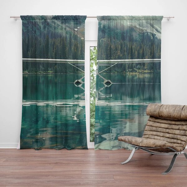 Sablio Záves Hydroplán na horskom jazere: 2ks 140x250cm