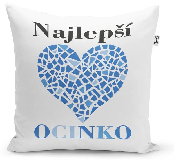 Sablio Vankúš Najlepší otecko: 40x40 cm