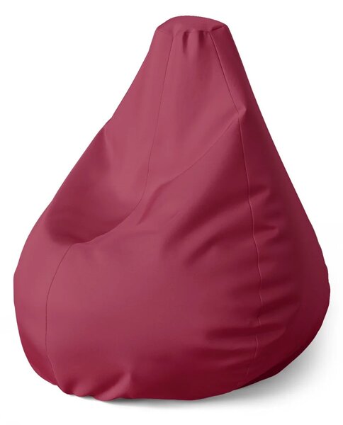 Sablio Sedací vak Pear Vínová - 70 x 95 x 15 cm