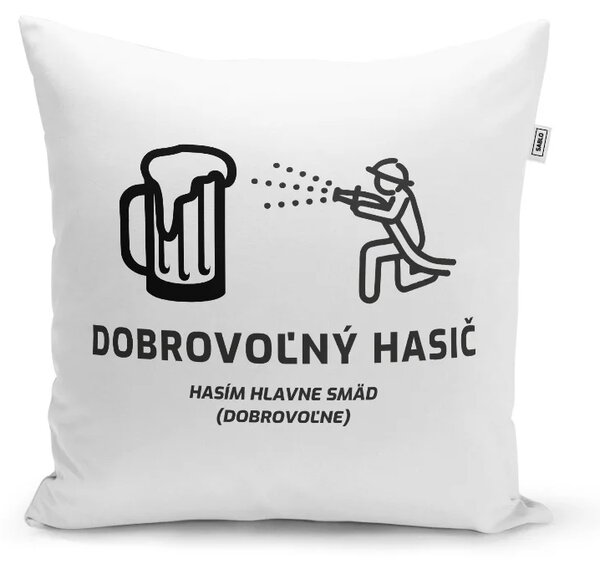 Sablio Vankúš Dobrovoľný hasič: 40x40 cm