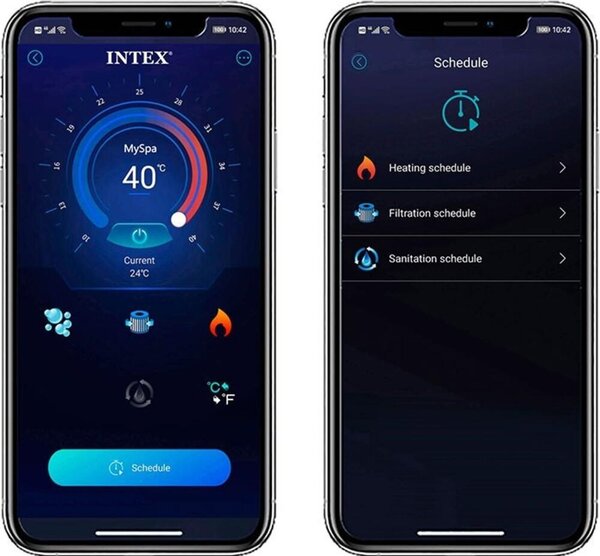 Intex_B Nafukovacia vírivka INTEX 28446 Pure Spa Chevron Deluxe 128446