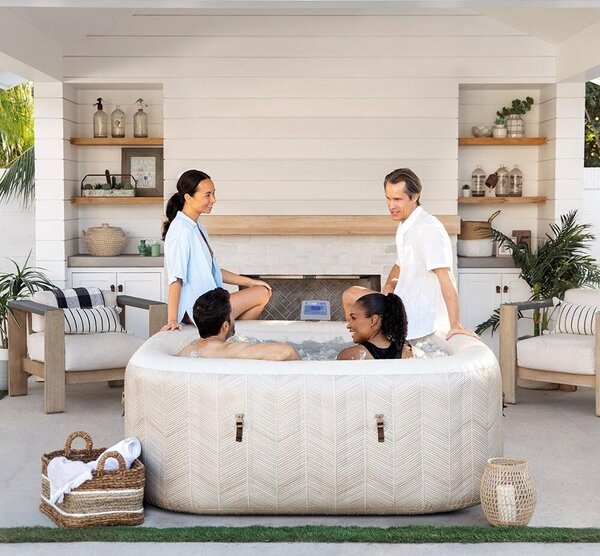Intex_B Nafukovacia vírivka INTEX 28446 Pure Spa Chevron Deluxe 128446
