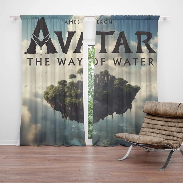 Sablio Záves Avatar The Way of Water Lietajúce mesto: 2ks 140x250cm
