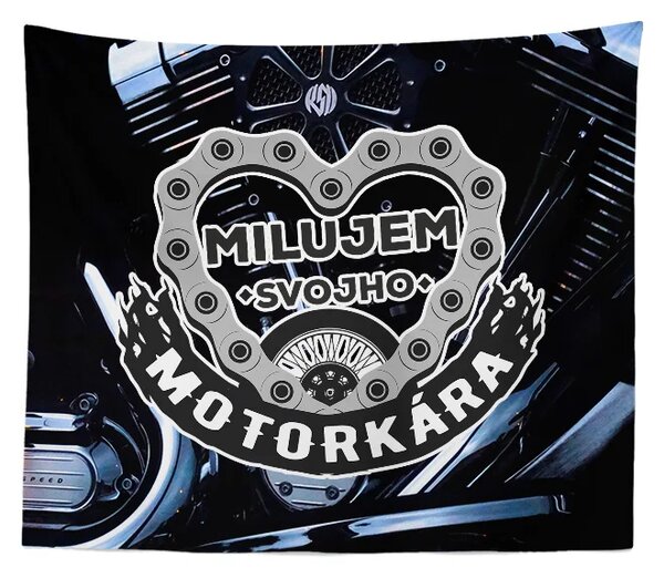 Sablio Deka Milujem svojho motorkára: 150x120 cm