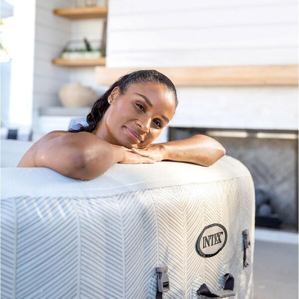 Intex_B Nafukovacia vírivka INTEX 28446 Pure Spa Chevron Deluxe 128446