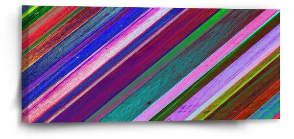 Sablio Obraz Nafarbené oko - 110x50 cm
