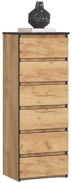 Ak furniture Komoda CL6 40 cm dub Craft
