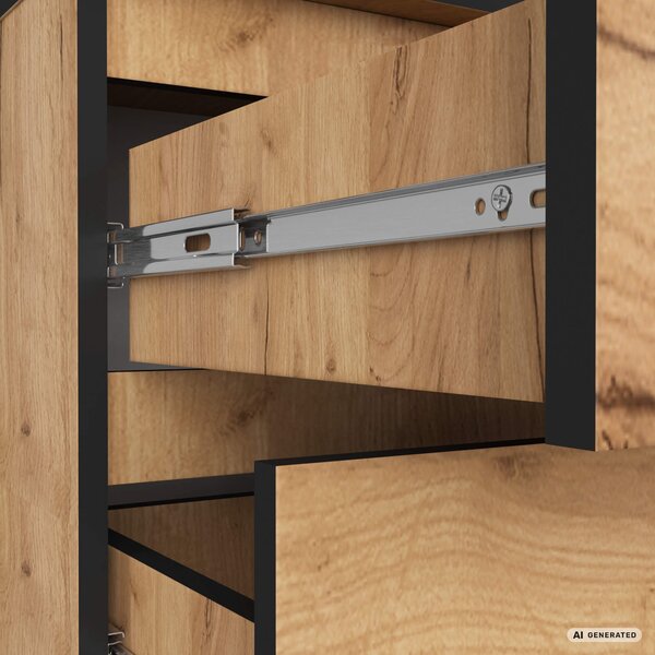 Ak furniture Komoda CL6 40 cm dub Craft