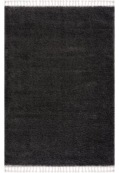 Dekorstudio Jednofarebný shaggy koberec PULPY antracitový Rozmer koberca: 200x290cm