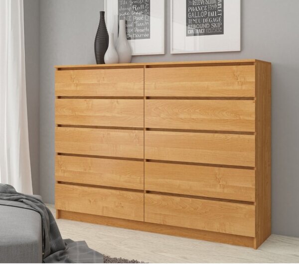 Komoda K160 10SZ jelša