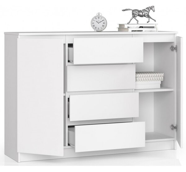 Komoda K140 2D4SZ biela