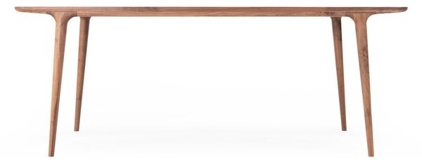Jedálenský stôl z orechového dreva 90x200 cm Fawn – Gazzda