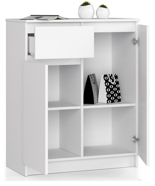 Komoda K80 2D1SZ biela