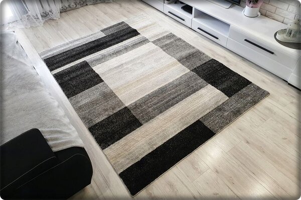 Dekorstudio Moderný koberec RIO vzor 922 sivý Rozmer koberca: 120x170cm