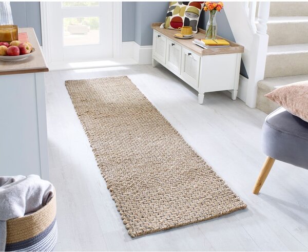Jutový koberec v prírodnej farbe 60x150 cm Sol - Flair Rugs