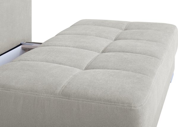 ROZKLADACIA POHOVKA, textil, kompozitné drevo, krémová P & B - Sedačky, Online Only