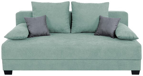 BOXSPRINGOVÁ POHOVKA, textil, kompozitné drevo, mätovozelená P & B - Sedačky, Online Only