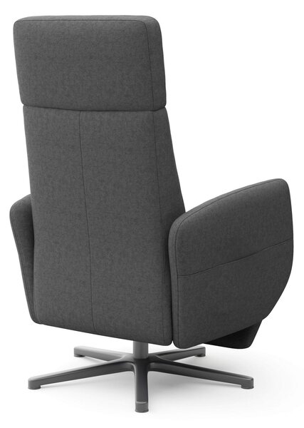 RELAXAČNÉ KRESLO, textil, tmavosivá Sit & More - Online Only obývacie izby, Online Only