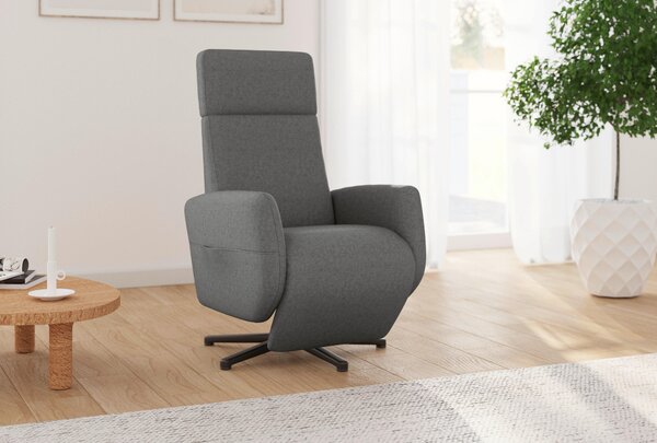 RELAXAČNÉ KRESLO, textil, tmavosivá Sit & More - Online Only obývacie izby, Online Only