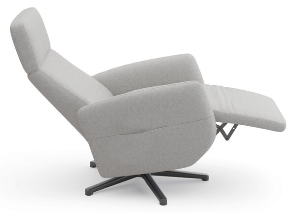 RELAXAČNÉ KRESLO, textil, svetlosivá Sit & More - Online Only obývacie izby, Online Only
