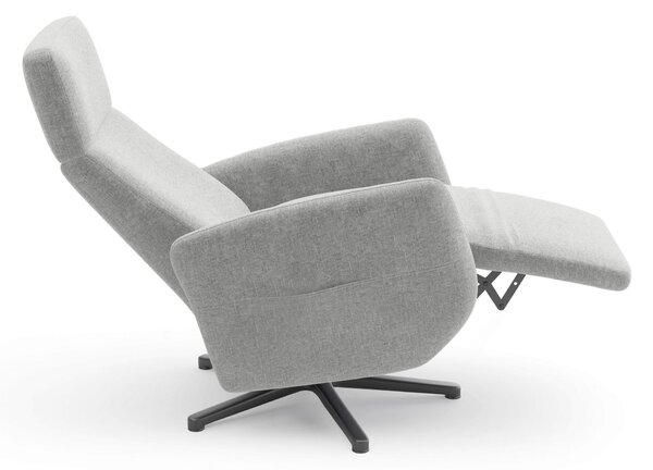 RELAXAČNÉ KRESLO, textil, svetlosivá Sit & More - Online Only obývacie izby, Online Only